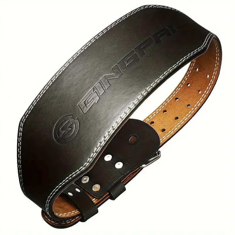 GINGPAI Fitness Waist Belt with Lifting Strap  Supportive, Durable & Performance-Driven