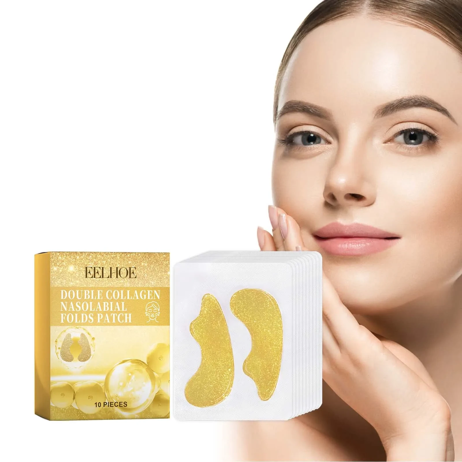 EELHOE Double Collagen Nasolabial Folds  Patch