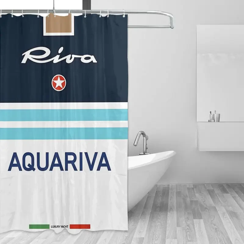 Aquariva Riva-Inspired Luxury Shower Curtain  Elegant, Durable & Stylish
