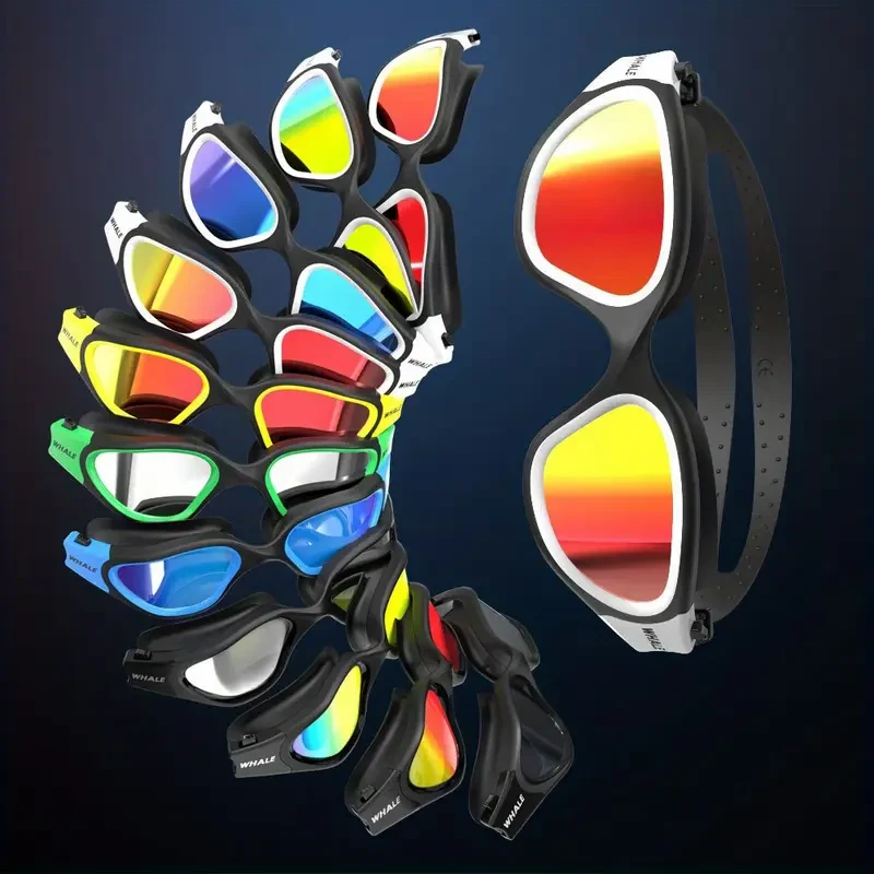 WHALe Professional Adult Anti-Fog Lens Polarized Swimming Goggles  Ultimate Clarity and Comfort for Swimmers