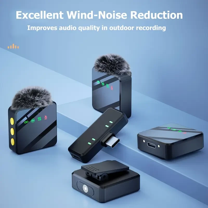 2.4G Wireless Microphone Pro  Ultimate Vlogging and Live Streaming Audio Solution