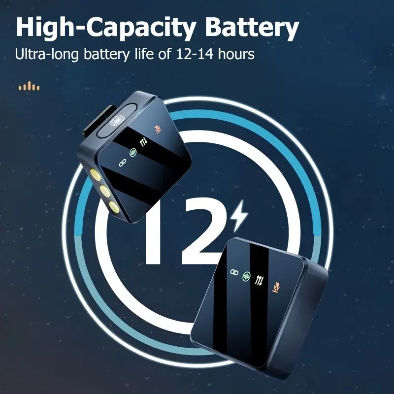 2.4G Wireless Microphone Pro  Ultimate Vlogging and Live Streaming Audio Solution