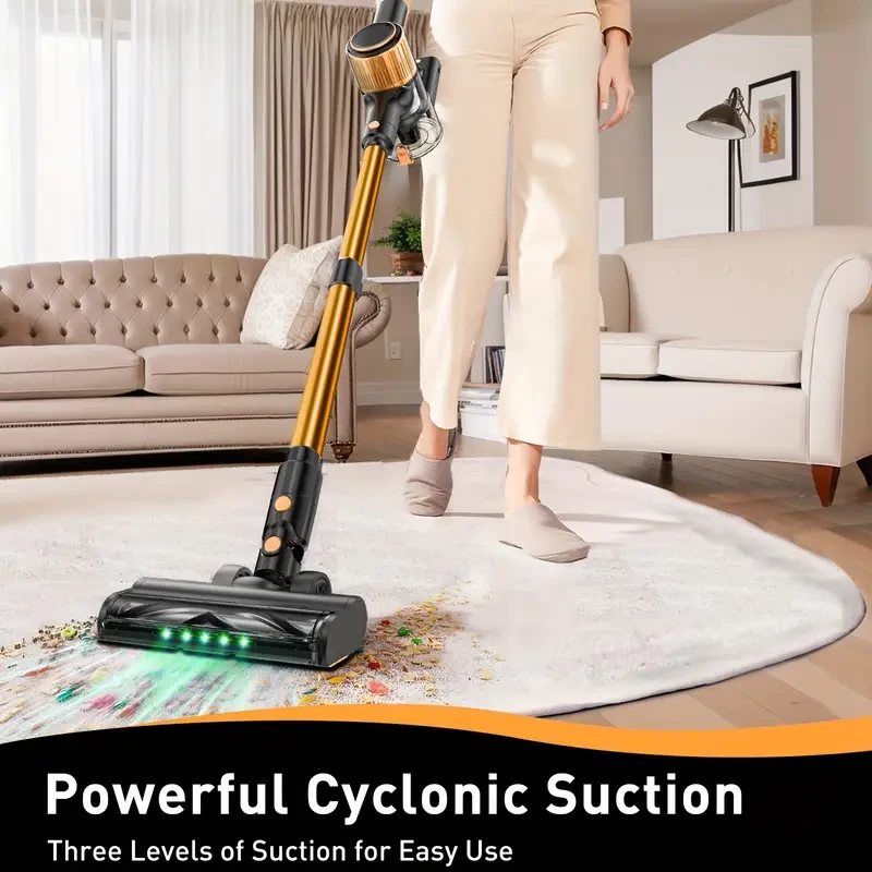SUXIANGVAC Cordless Vacuum Cleaner  Lightweight, Powerful Suction for Home, Hardwood Floors, and Pet Hair
