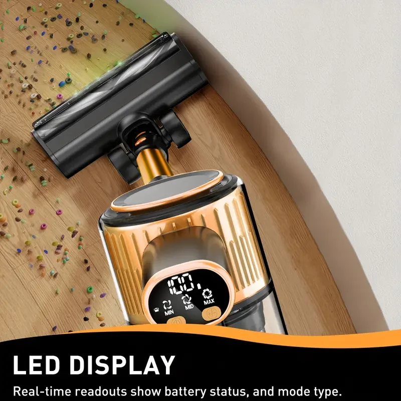 SUXIANGVAC Cordless Vacuum Cleaner  Lightweight, Powerful Suction for Home, Hardwood Floors, and Pet Hair