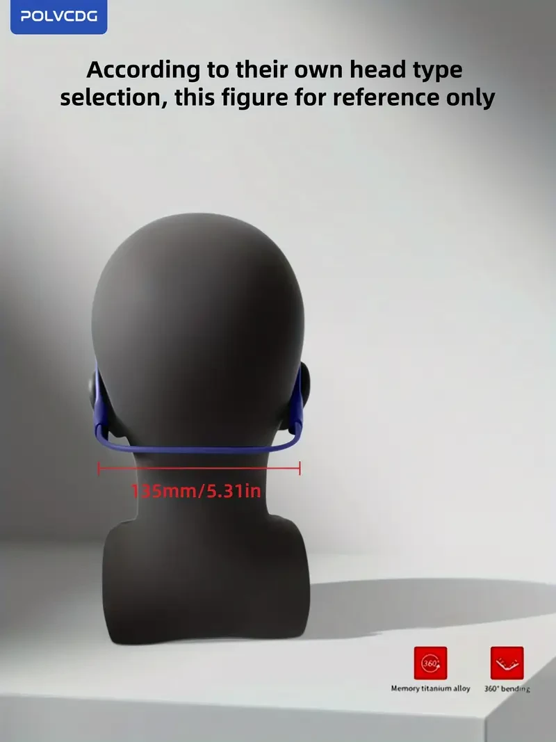 POLVCDG Audio 2024 New X7 Wireless Bone Conduction Headphones Perfect for Active Lifestyles