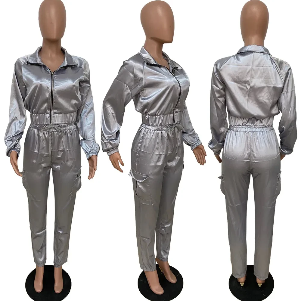 Womens Metalic Rave Outfit Set