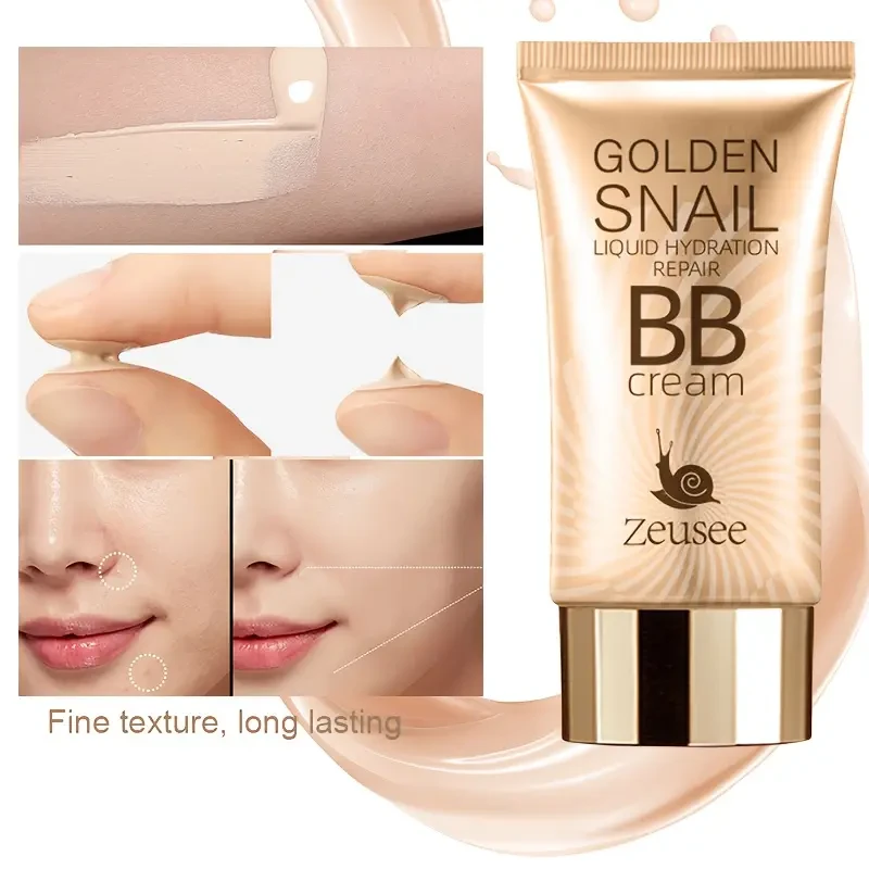 Golden Snail BB Cream  Full Coverage Foundation Primer for a Flawless Matte Finish