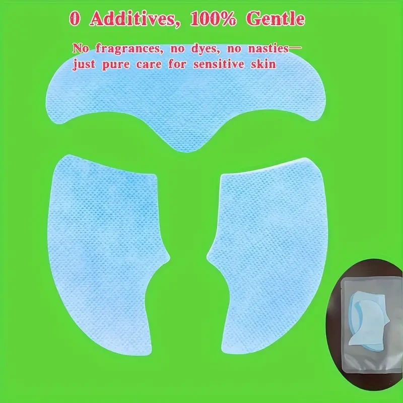 Soluble Collagen Film  Korean Tech Hypoallergenic Sheet for Forehead & Cheeks with Moisturizing Hydration