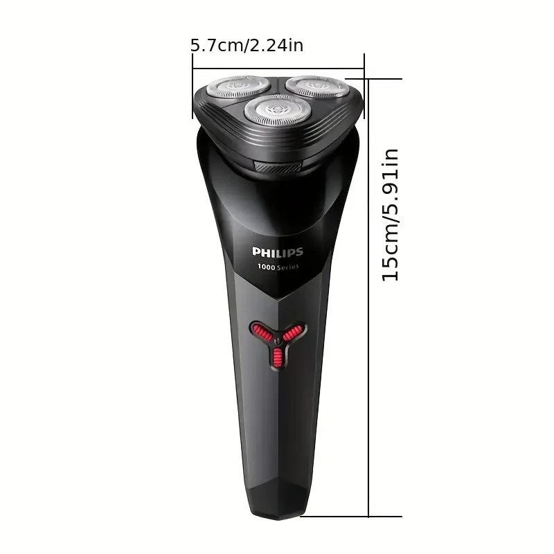 Philips Shaver Series 1000 Electric Hair Remover S1113  PowerCut Blade with ContourFlex Razor Head for Smooth, Professional Shaving