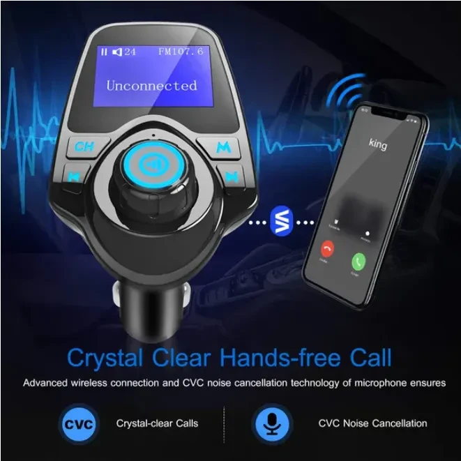 Car Mounted Wireless FM Transmitter