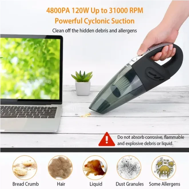 Car Cordless Rechargeable Handheld Vacuum Cleaner