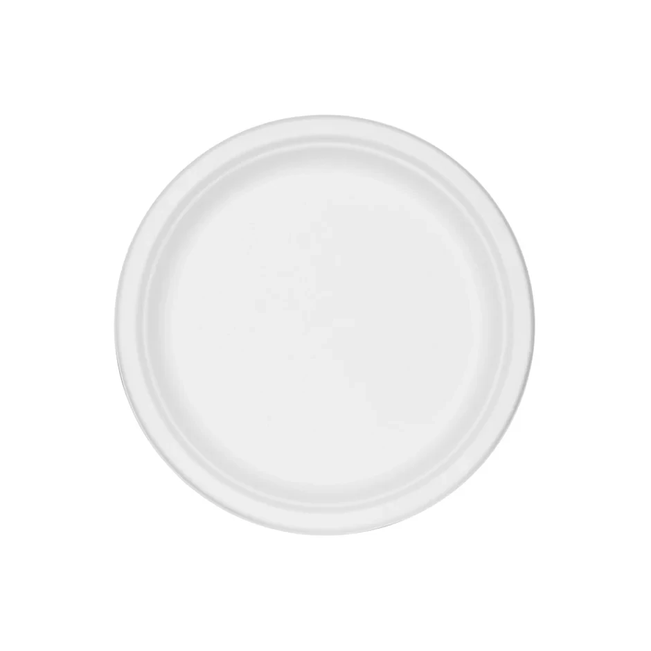 Sugarcane Biodegradable Round Plate 10" 50pcs