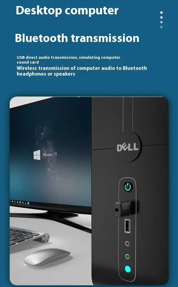 USB Bluetooth Transmitter Receiver Four-in-one