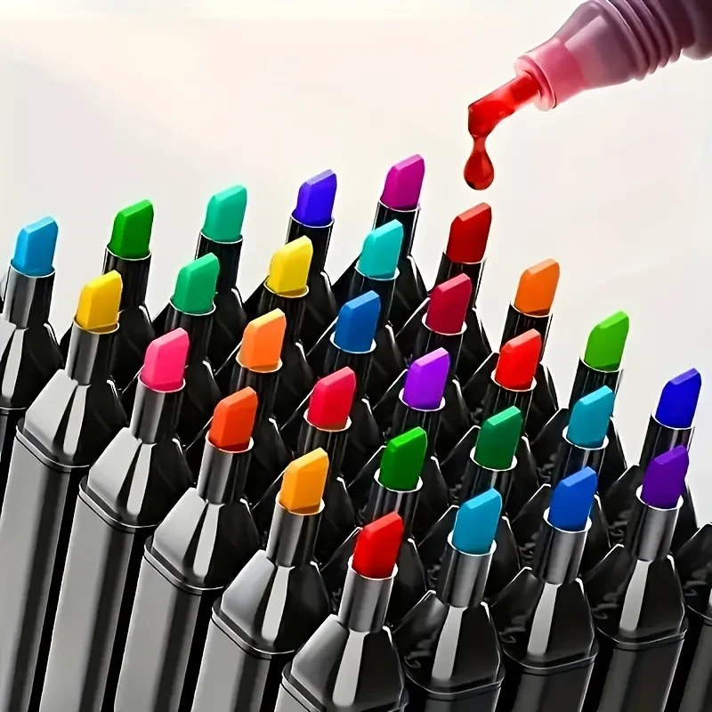 Alcohol Markers 120 Healthy Bright Professional Multi Colour Pens All Children Fold Color Naturally Colour Markers Oil-Based Scientific Purity Permanent Marker Pen