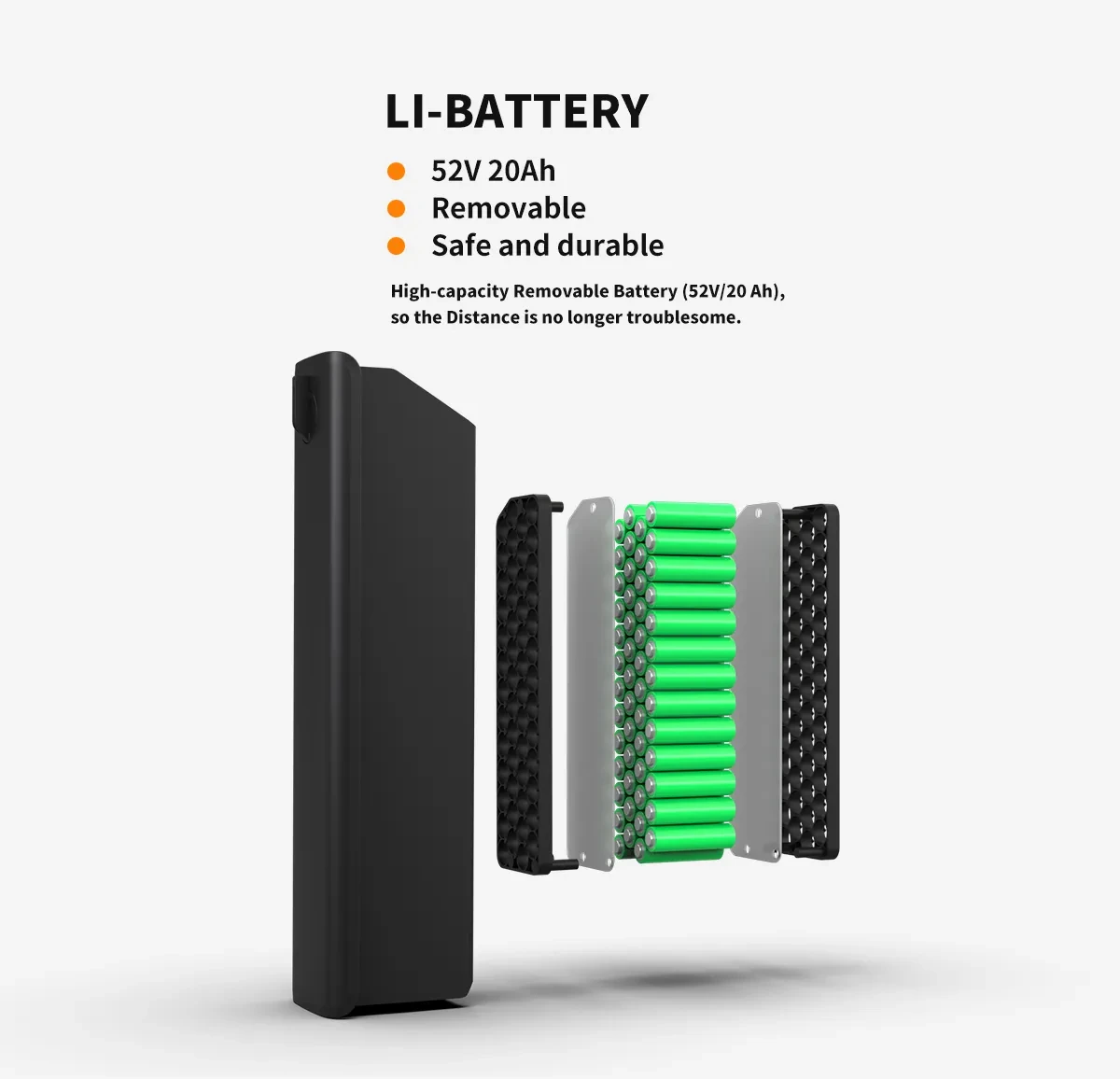 52V All-Terrain E-Bike 26x4.0 Fat Tire Electric Bike 20 AH Extended-Range Battery & Hydraulic Disc Brakes