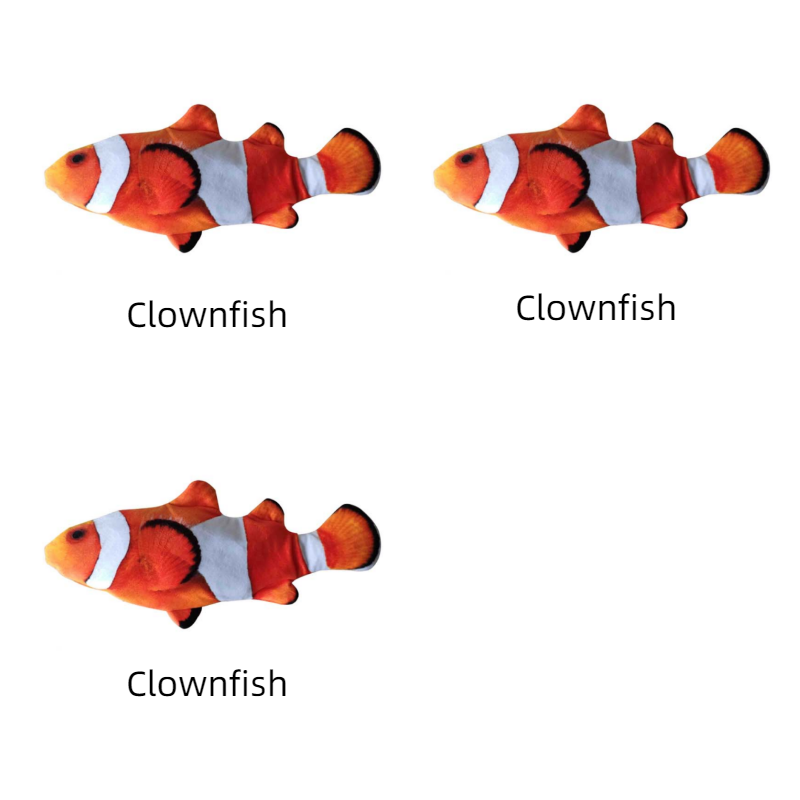 Realistic Fish Plush Toy for Cats