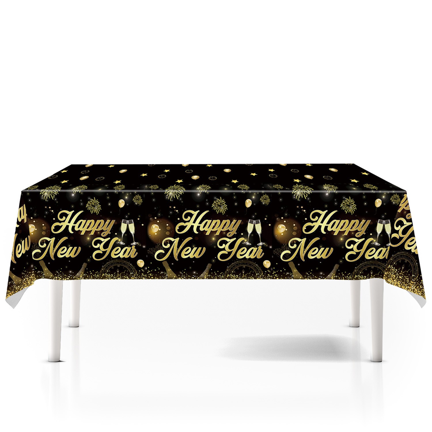Black Party Table Cover