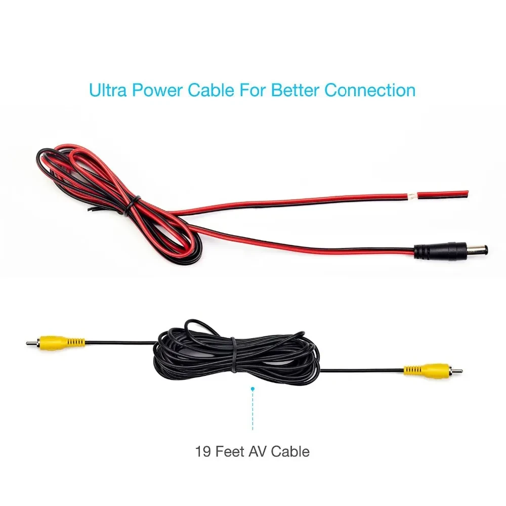 Long Long License Plate Frame Reversing Camera