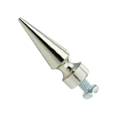 DECORATIVE SPIKES NICKEL ON BRASS  SCREW ON