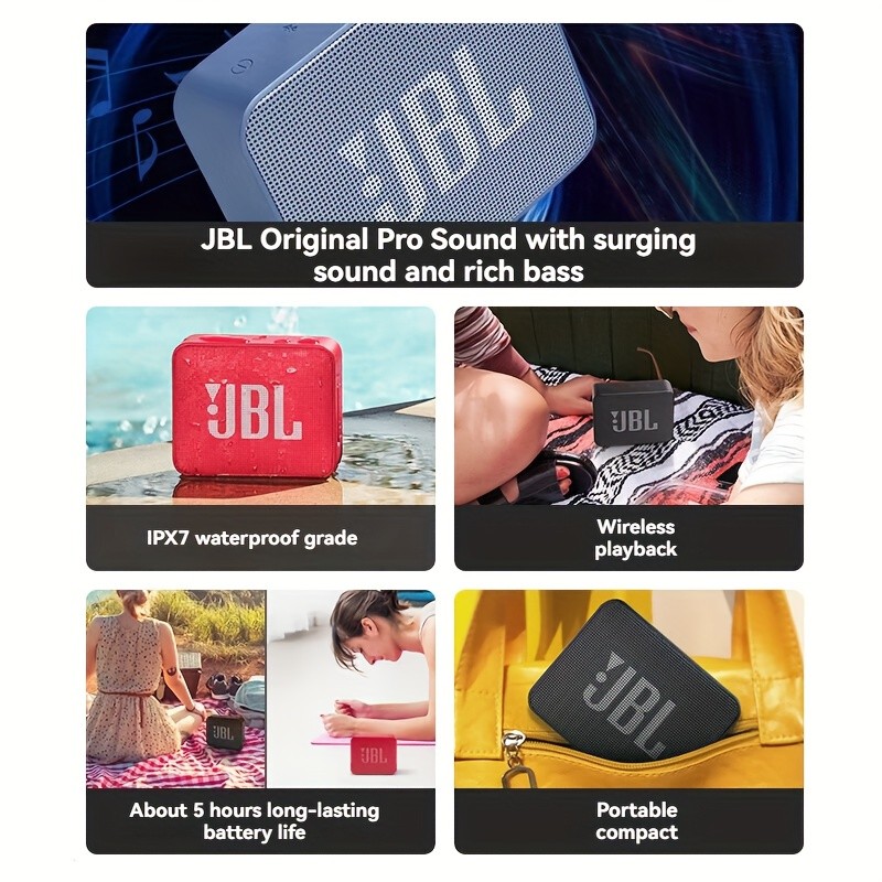 JBL GO ESSENTIAL Wireless Speaker Mini Size, Mighty Sound