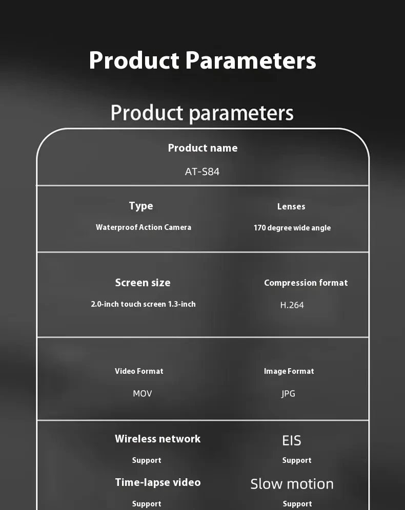 6K Sports Camera Waterproof Outdoor Riding Photography Anti-shake