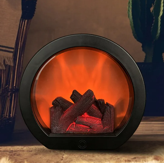 Simulation Fireplace Firewood Lantern Lamp