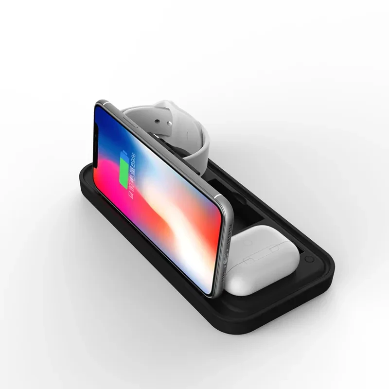 Compatible with Apple, Iphone 11Pro Xsmax Pwatch Watch Fan Charger For Five In One Wireless Charging