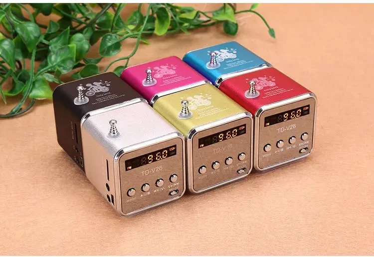 Outdoor Portable Bluetooth Walkman Subwoofer Small Speaker TDV26