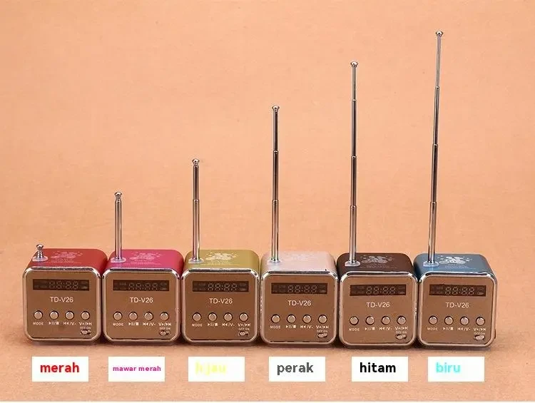 Outdoor Portable Bluetooth Walkman Subwoofer Small Speaker TDV26