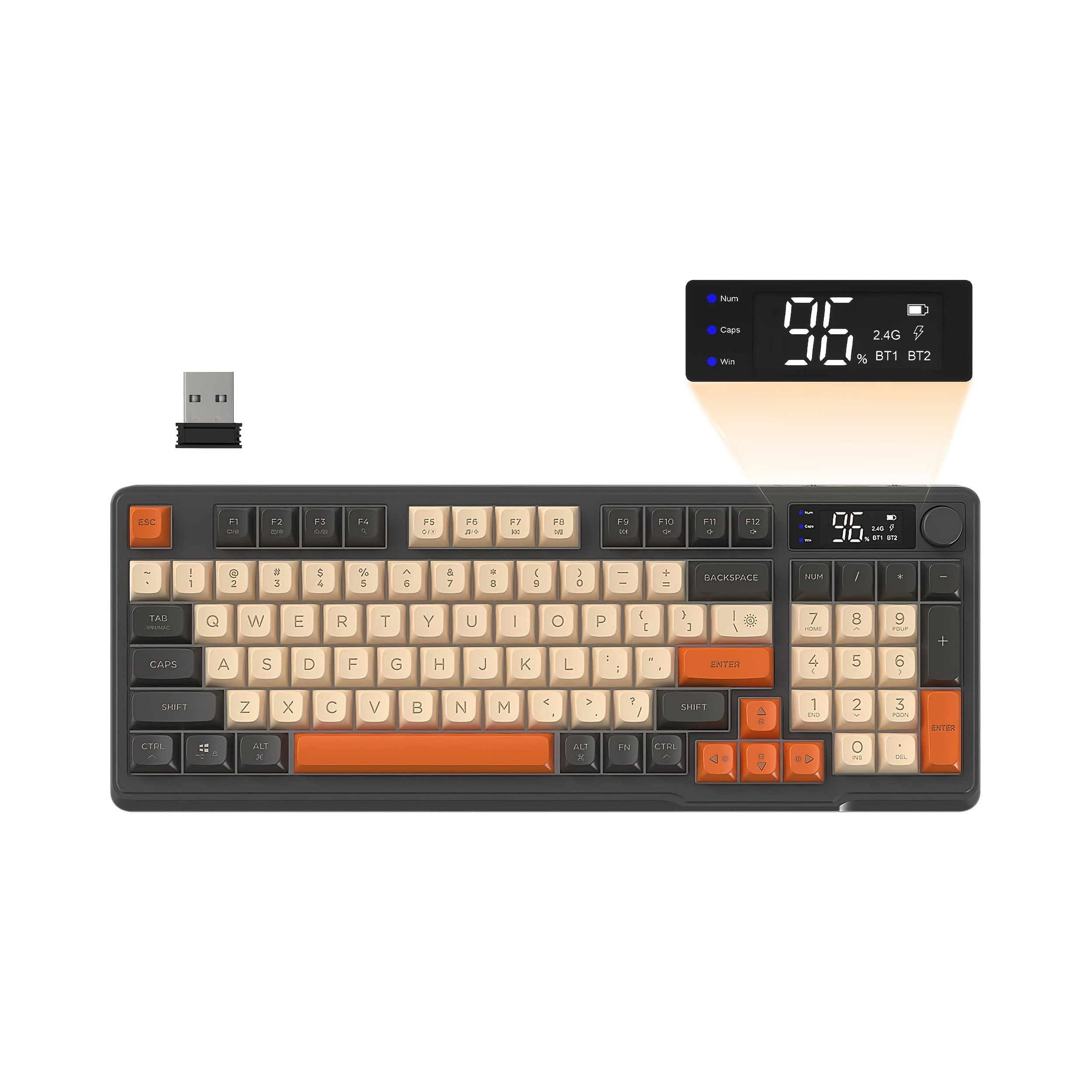 M96 Wireless Gaming Keyboard  Smart, Stylish Control for NZ Gamers and Everyday Use