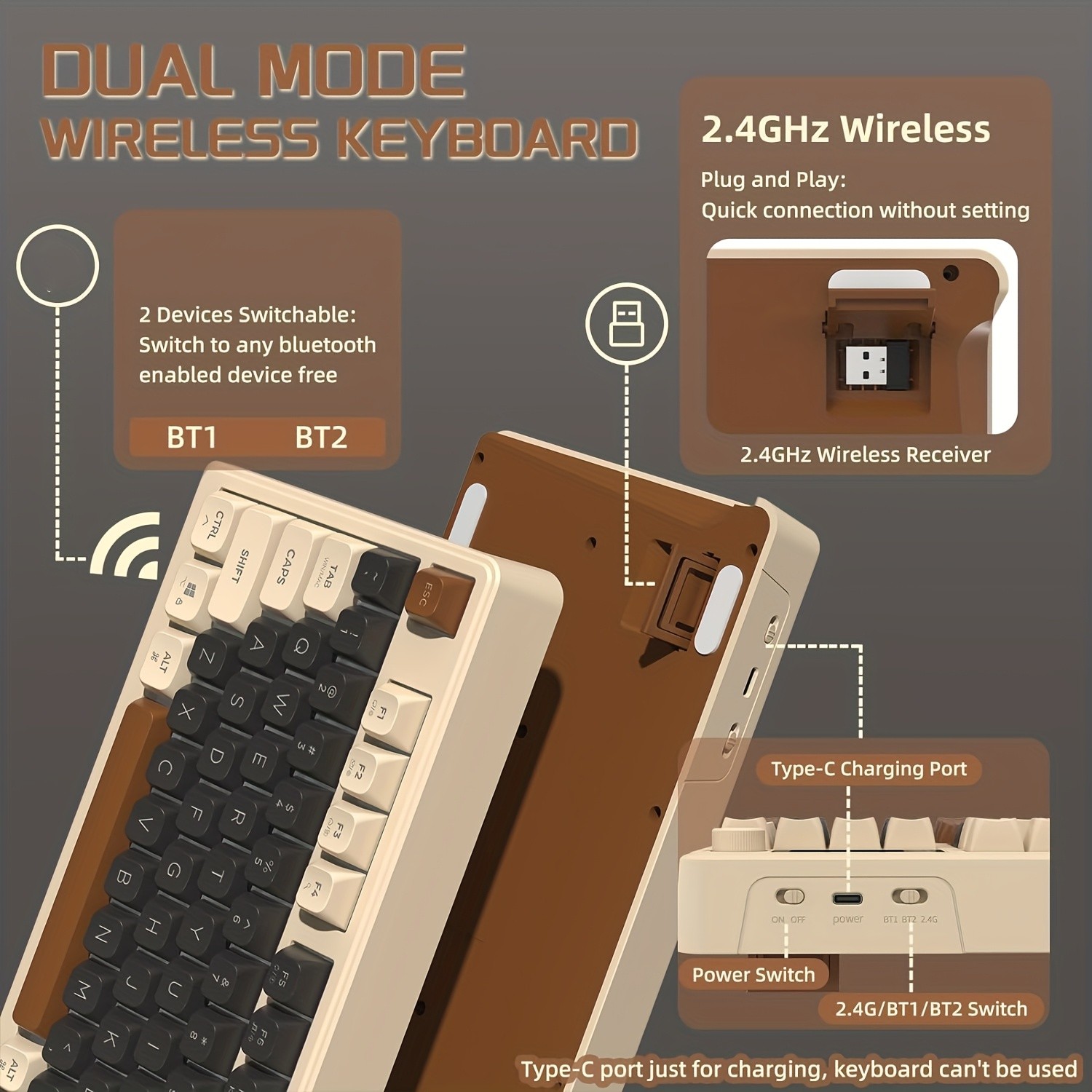M96 Wireless Gaming Keyboard  Smart, Stylish Control for NZ Gamers and Everyday Use