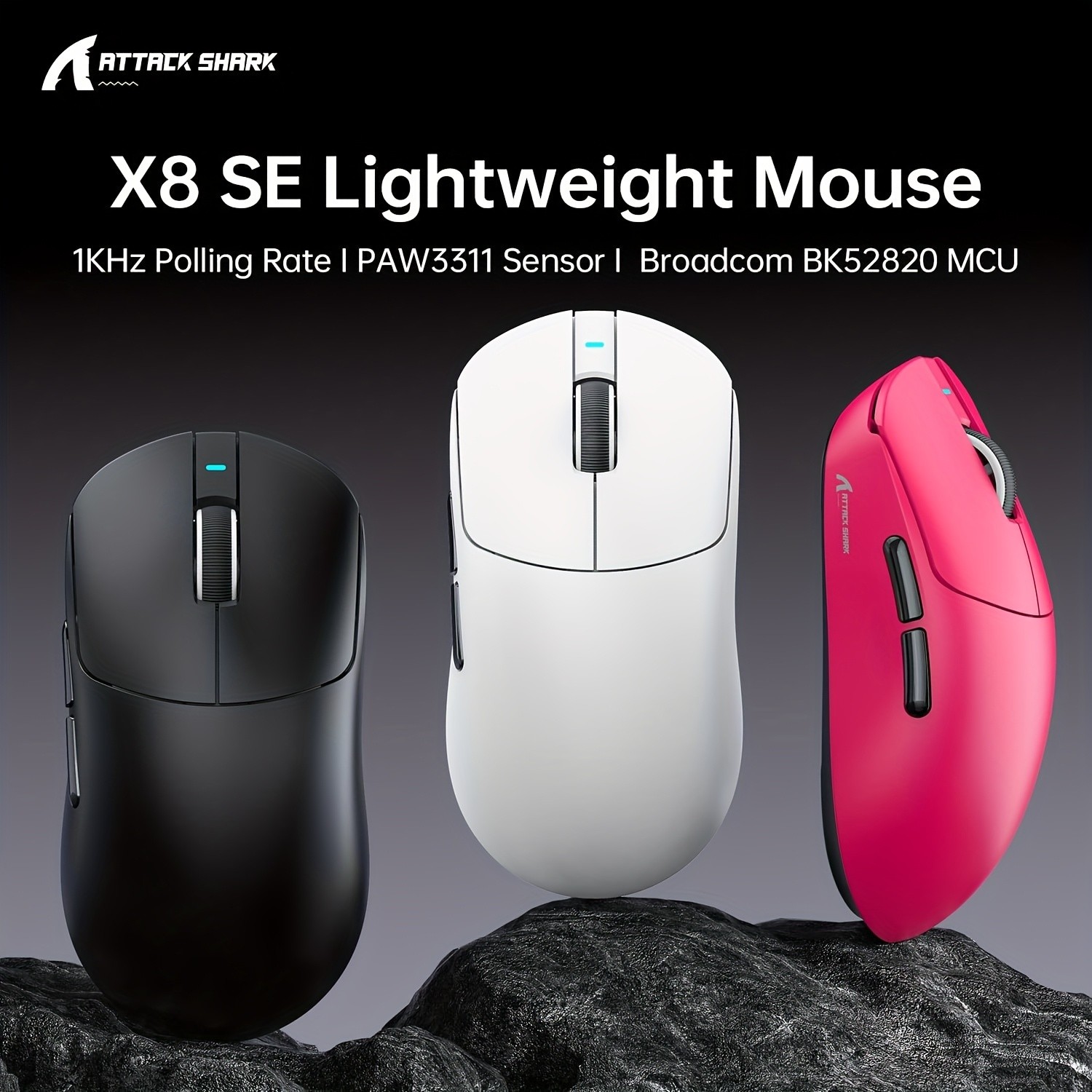 ATTACK SHARK X8 SE Superlight Wireless Gaming Mouse  Elite Speed and Control for NZ Gamers