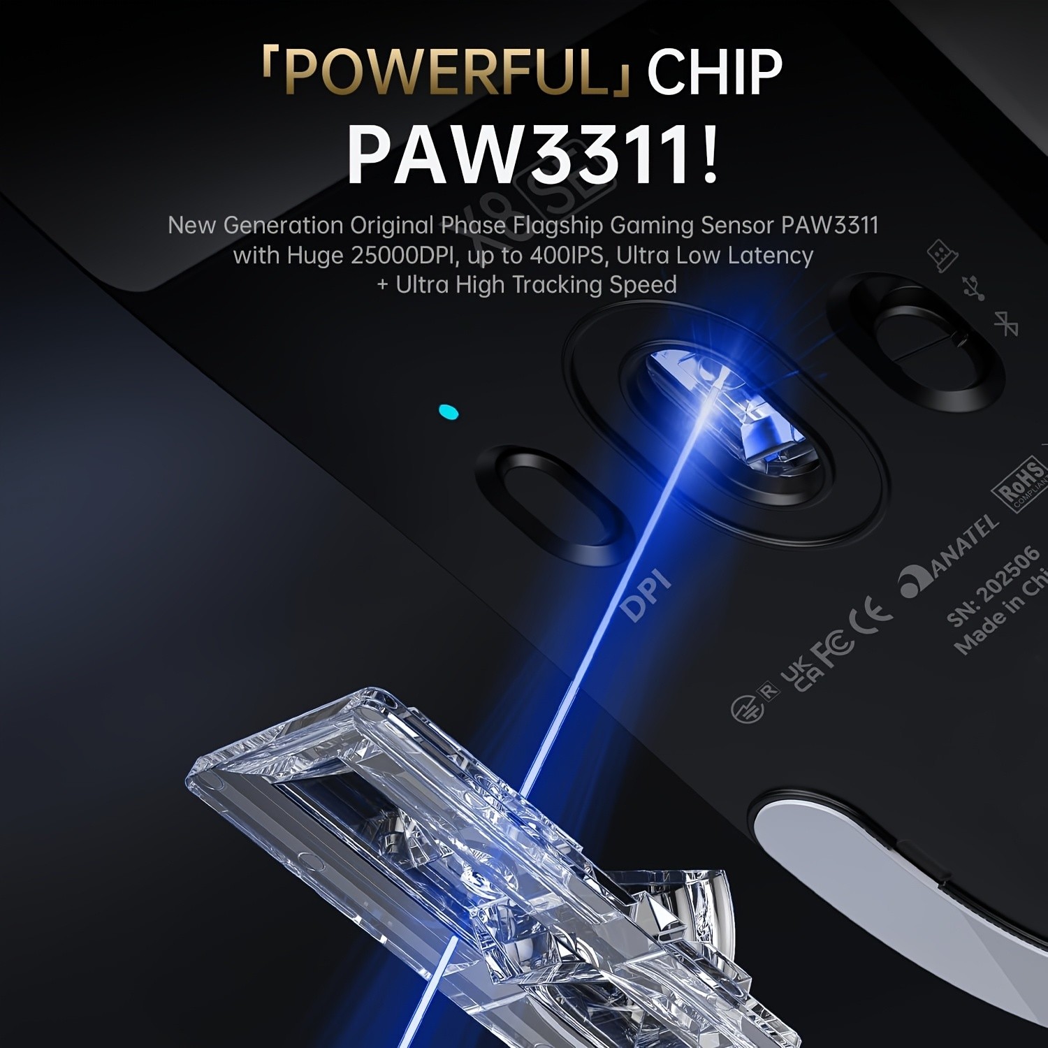 ATTACK SHARK X8 SE Superlight Wireless Gaming Mouse  Elite Speed and Control for NZ Gamers