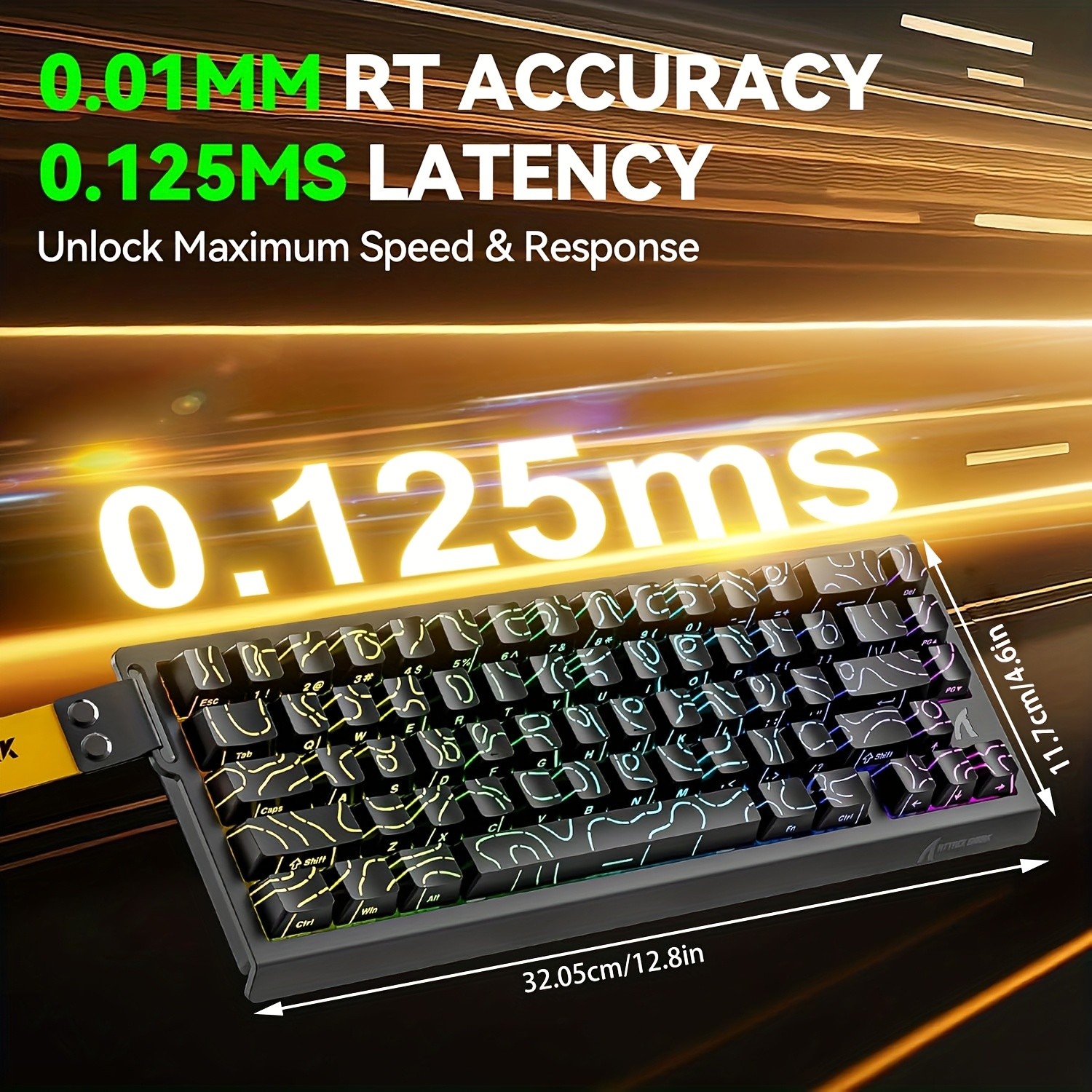 ATTACK SHARK X68 HE 8KHz Rapid Trigger Keyboard  Extreme Speed and Precision for NZ Gamers