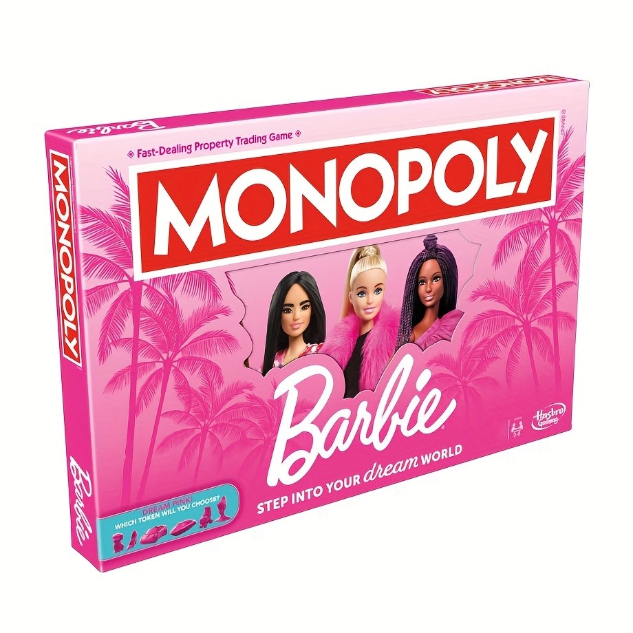 Monopoly Barbie Edition Board Game by Hasbro