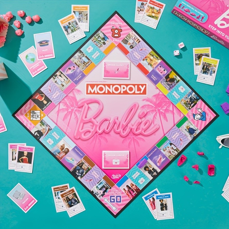 Monopoly Barbie Edition Board Game by Hasbro