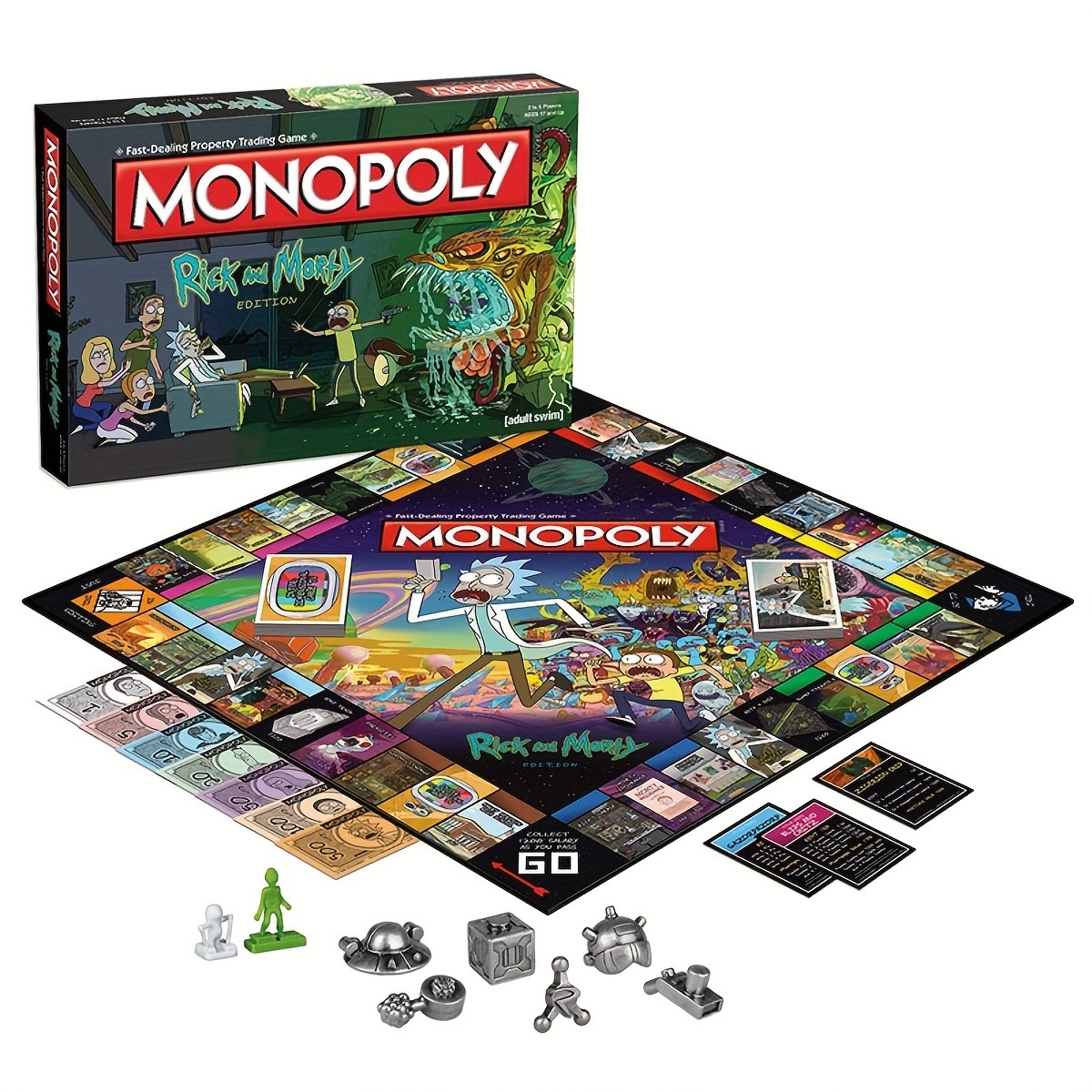 Hasbro Gaming Monopoly: Rick and Morty Edition
