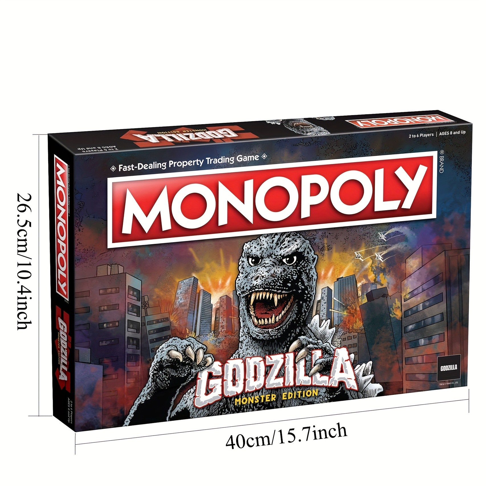 Hasbro Monopoly Monster  Collectible Kaiju Edition for Epic Family Party Game Nights