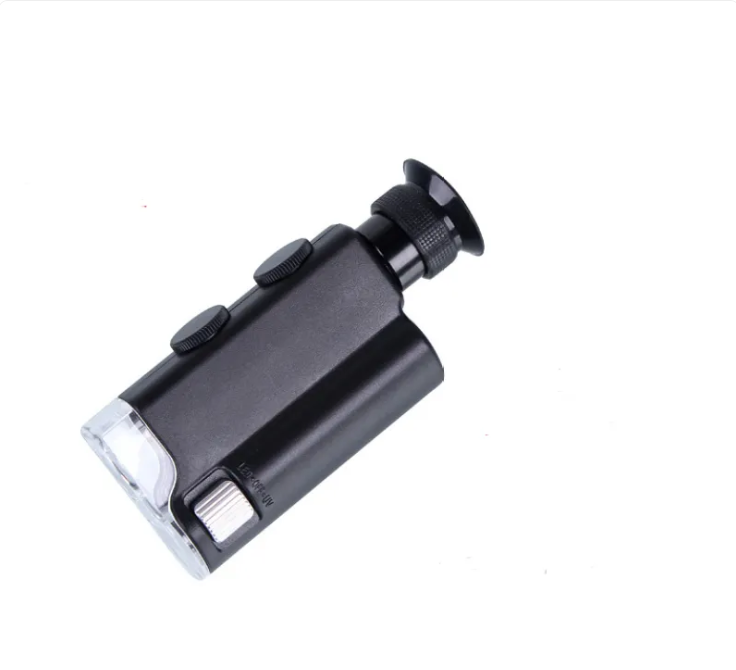 60 Times 100x Zoom Magnifier Mobile Phone Clip Microscope