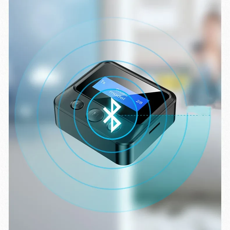 Screen Display Two-in-one Bluetooth Audio Adapter