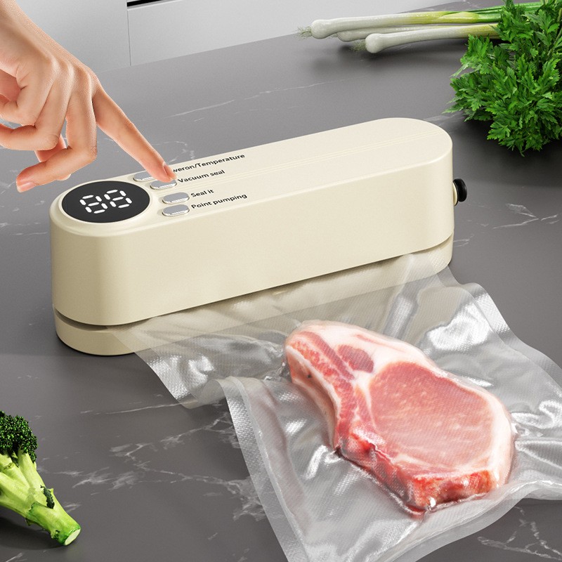 VacuoMini 3-in-1 Handheld Vacuum Sealer  Rechargeable Food Freshness System