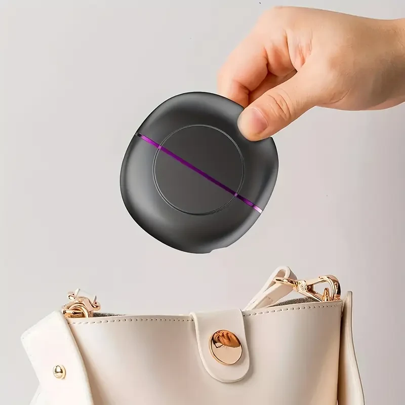 HOTU Portable Ionic Hair and Beard Straightener Brush  Smooth, Stylish, and Travel-Ready Grooming