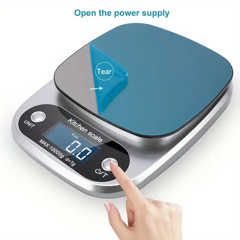 HOTU Precision Digital Kitchen Scale  Four Measurement Units for Reliable, Everyday Accuracy