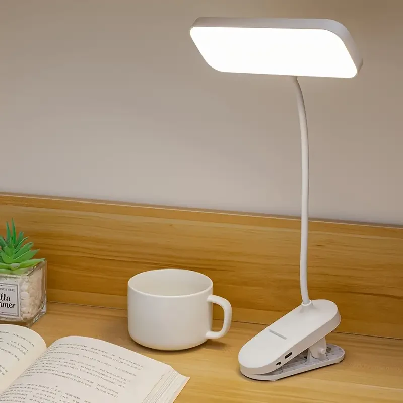 HOTU Flexible Swan-Neck Desk Lamp  Eye-Protecting, Dimmable LED Lighting for Modern Workspaces