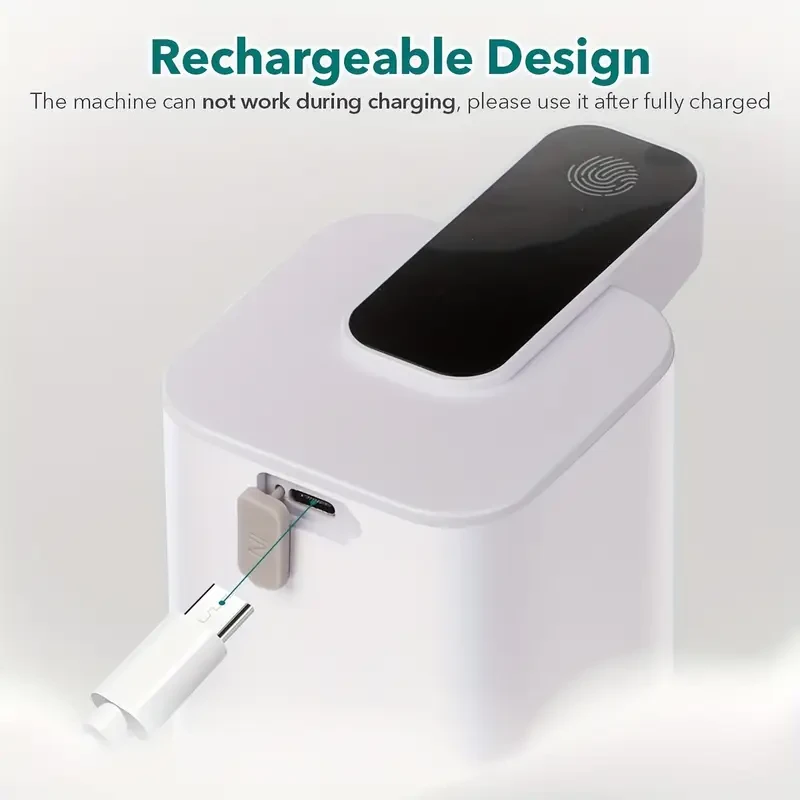 HOTU Automatic Soap Dispenser  Touchless, USB Rechargeable & Hygienic Foaming Soap System
