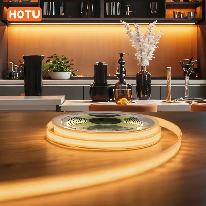 HOTU Thin COB LED Strip Light  Flexible, USB-Powered & Dotless Modern Lighting