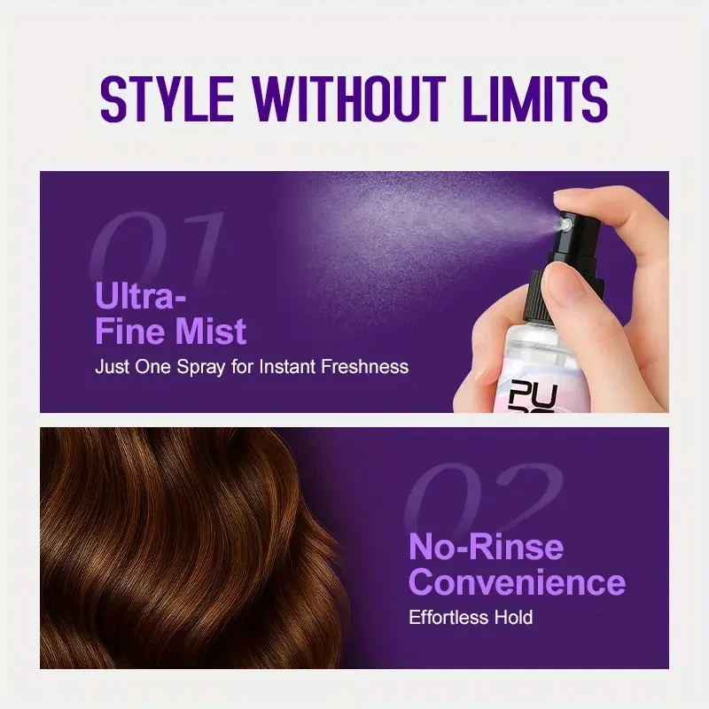PURC 10-in-1 Wig Care Spray Detangles, Conditions & Adds Shine