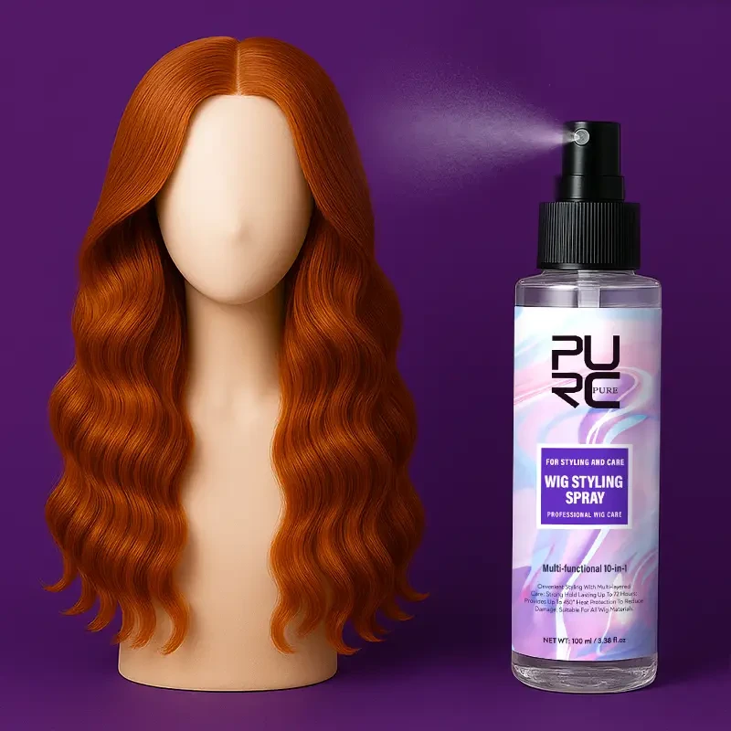 PURC 10-in-1 Wig Care Spray Detangles, Conditions & Adds Shine