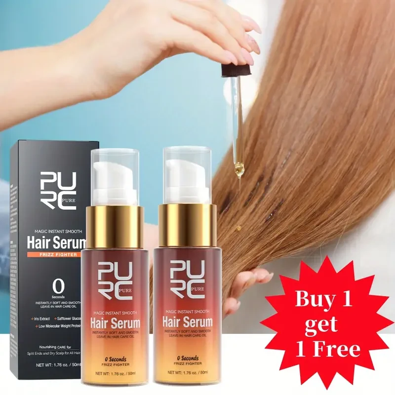 PURC Instant Soft Hair Oil Nourishing Frizz Control & Deep Repair Serum