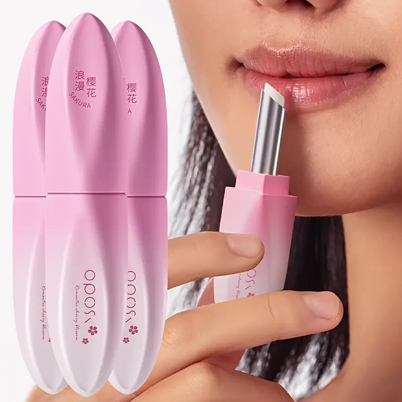 OPOSI Sakura Moisturizing Lip Balm  Deep Hydration with Cherry Blossom Nourishment